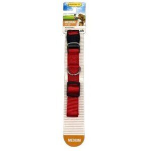 ruffin' it' dog collar Red Size Medium 14-20" adjustable quadlock buckle NEW